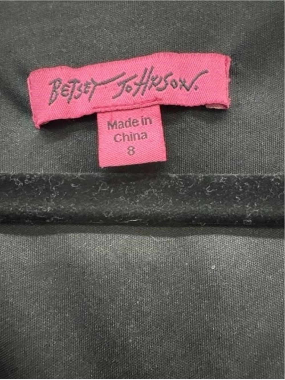 Betsey Johnson Green & Black Textured Fit & Flare Mini Dress Size 8 - Picture 7 of 9